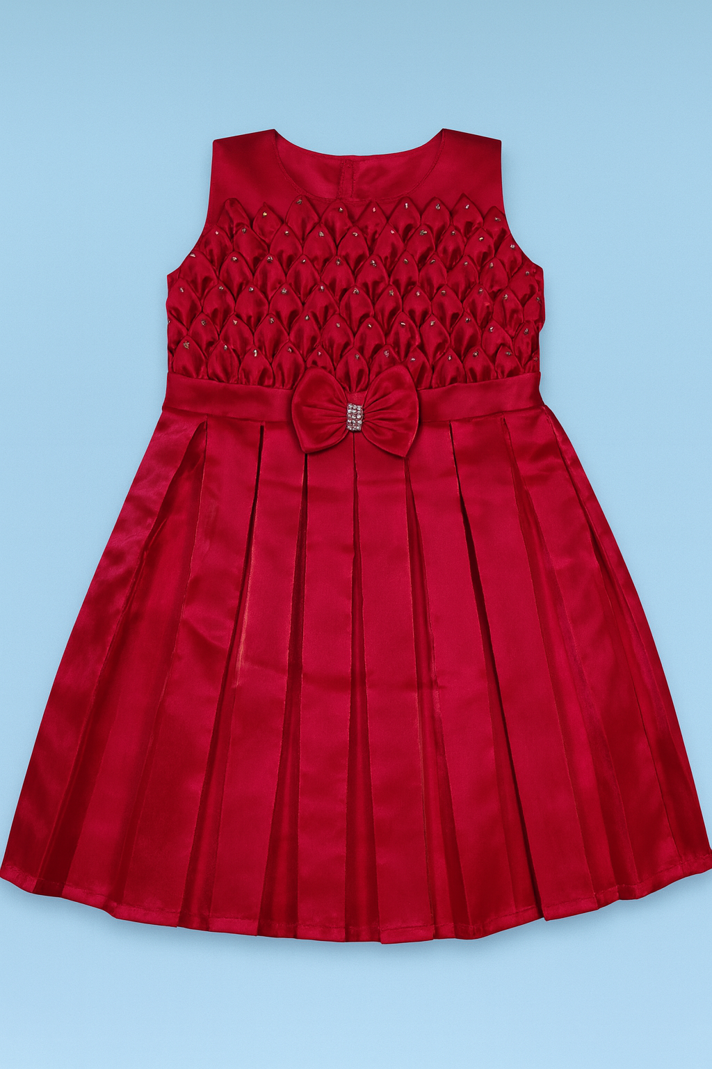 Fancy Shining Frock | Dark Pink