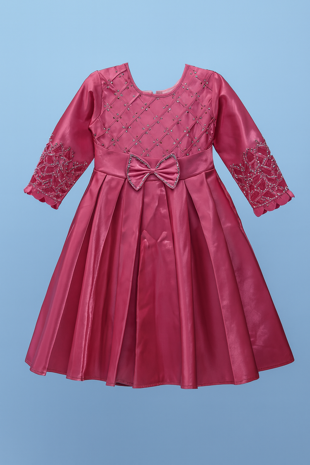 Elegant Grand Frock| Full Sleeve | Pink