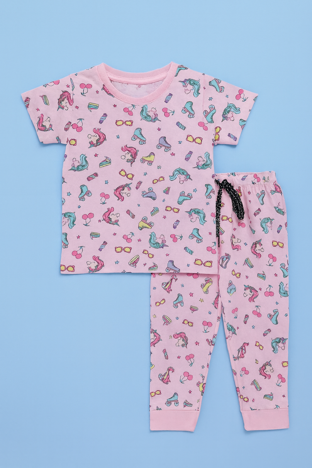 Baby Hug | Unisex T-Shirt & Pant Set | Premium Quality | Pink