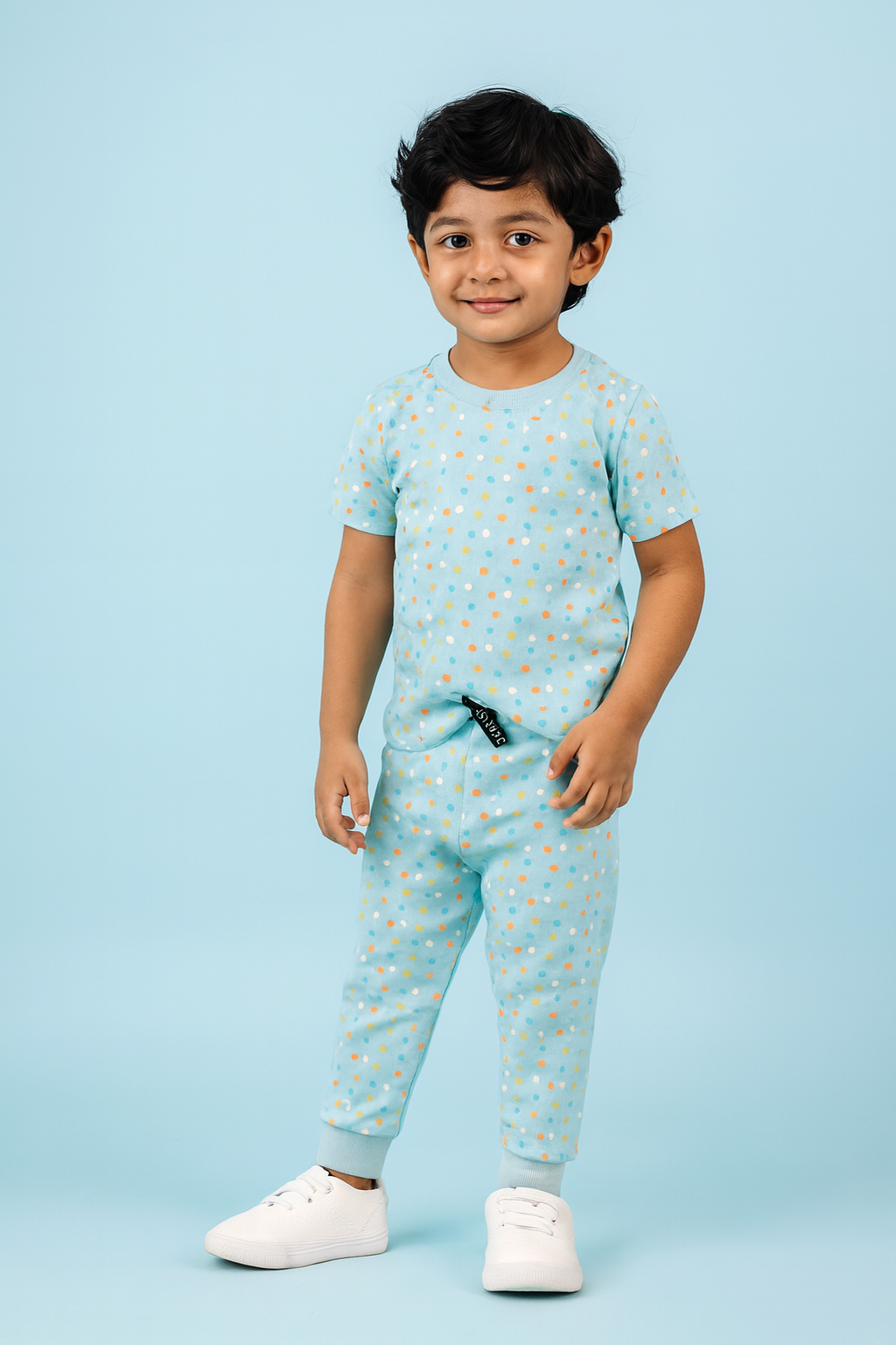 Baby Hug | Unisex T-Shirt & Pant Set | Premium Quality | Sky Blue