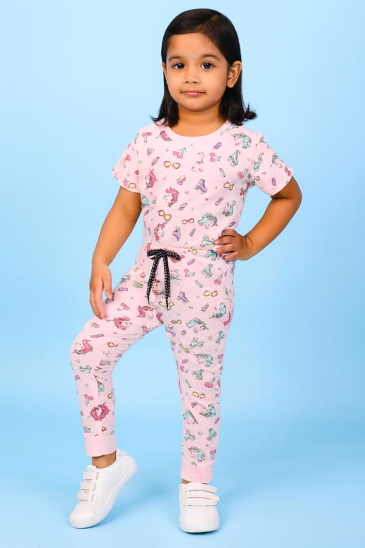 Baby Hug | Unisex T-Shirt & Pant Set | Premium Quality | Pink