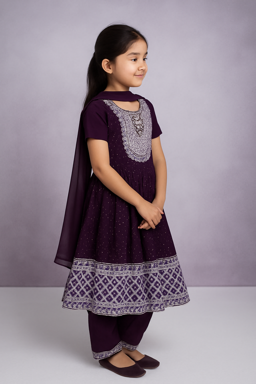 Purple Grand Shall model | 3 piece set with Sleeve