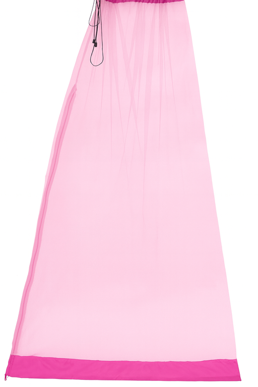 Side Zip Opening - Mosquito Net for Baby Cradle Swing | Full Pink.