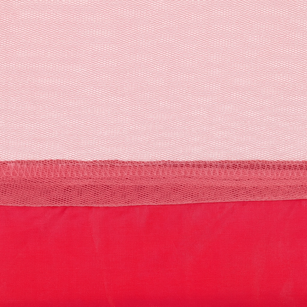 Side Zip Opening - Mosquito Net for Baby Cradle Swing | Full Pink.