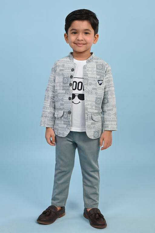 Green Vintage | Trending Full Blazer set | T-shirt, Blazer & Pant