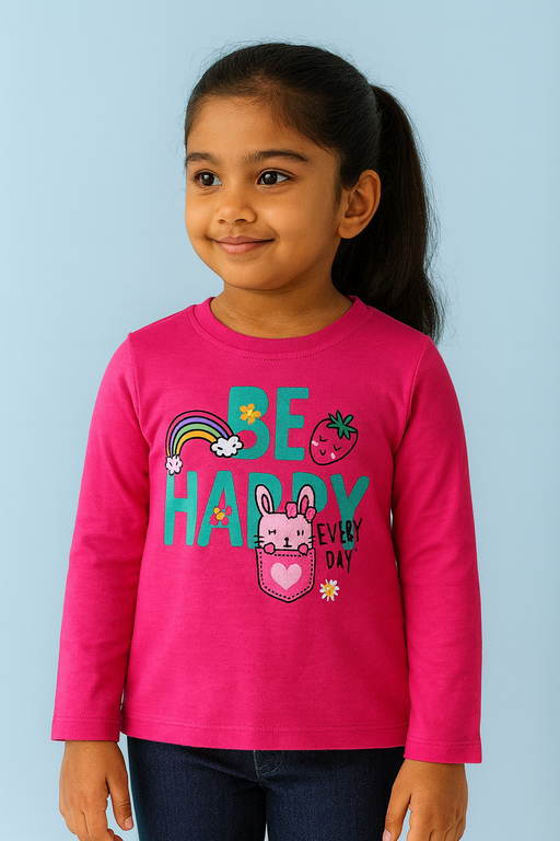 OVS | Full sleeve T-shirt | Lovely Prints | Dark Pink