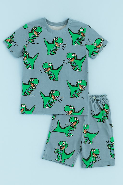 NEXT | Unisex T-Shirt & Shorts Set | Premium Quality | Grey