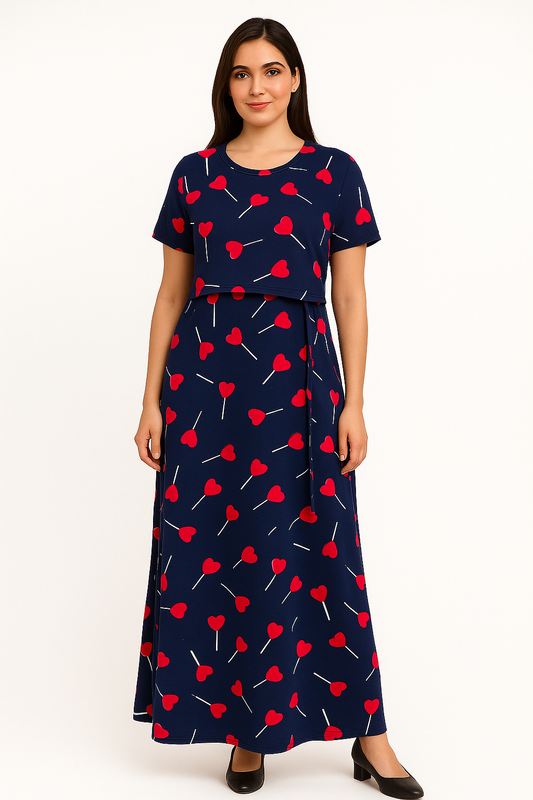 Normal sleeve | Feeding Maxi | Heart