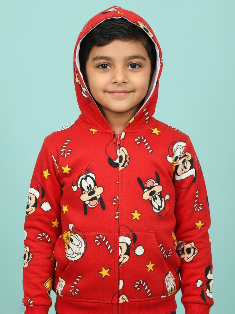 Cartercute | Unisex Hoodie Jacket | Premium Quality | Red