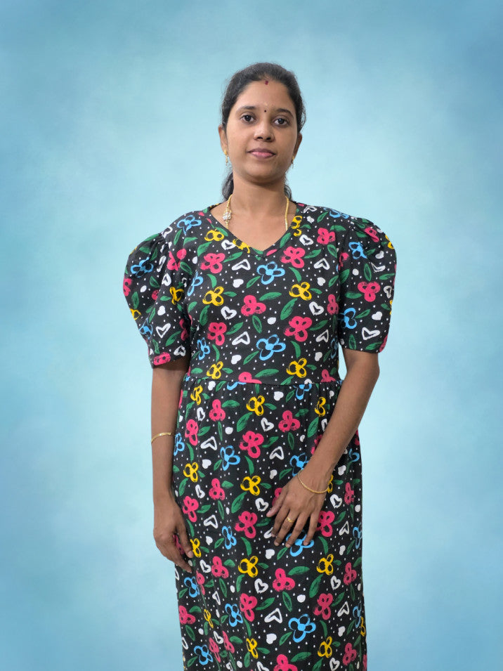 Non-Feeding Maxi - Puff Sleeve