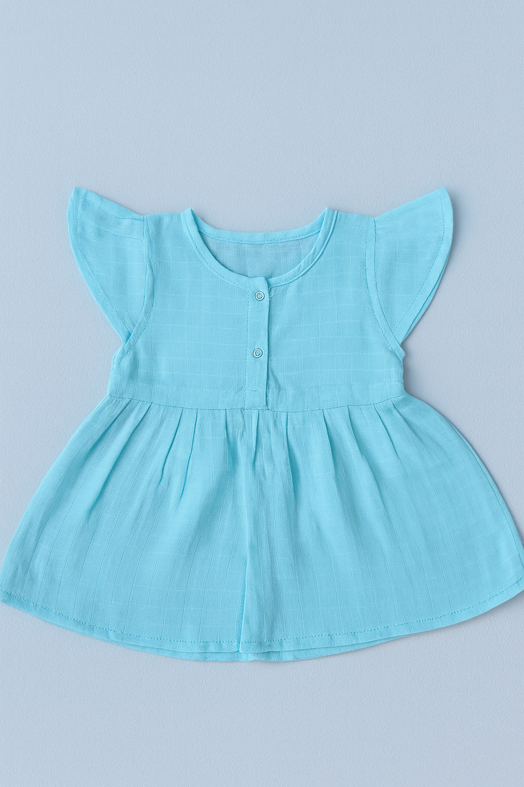 Pack of 5 - Muslin Cotton - Front Button Frock (Any colors come)