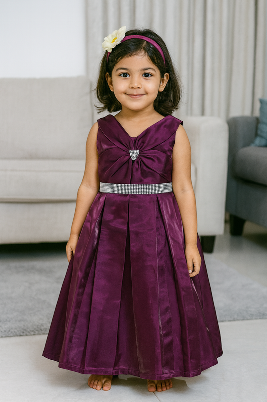 Shining Fancy Frock | Violet