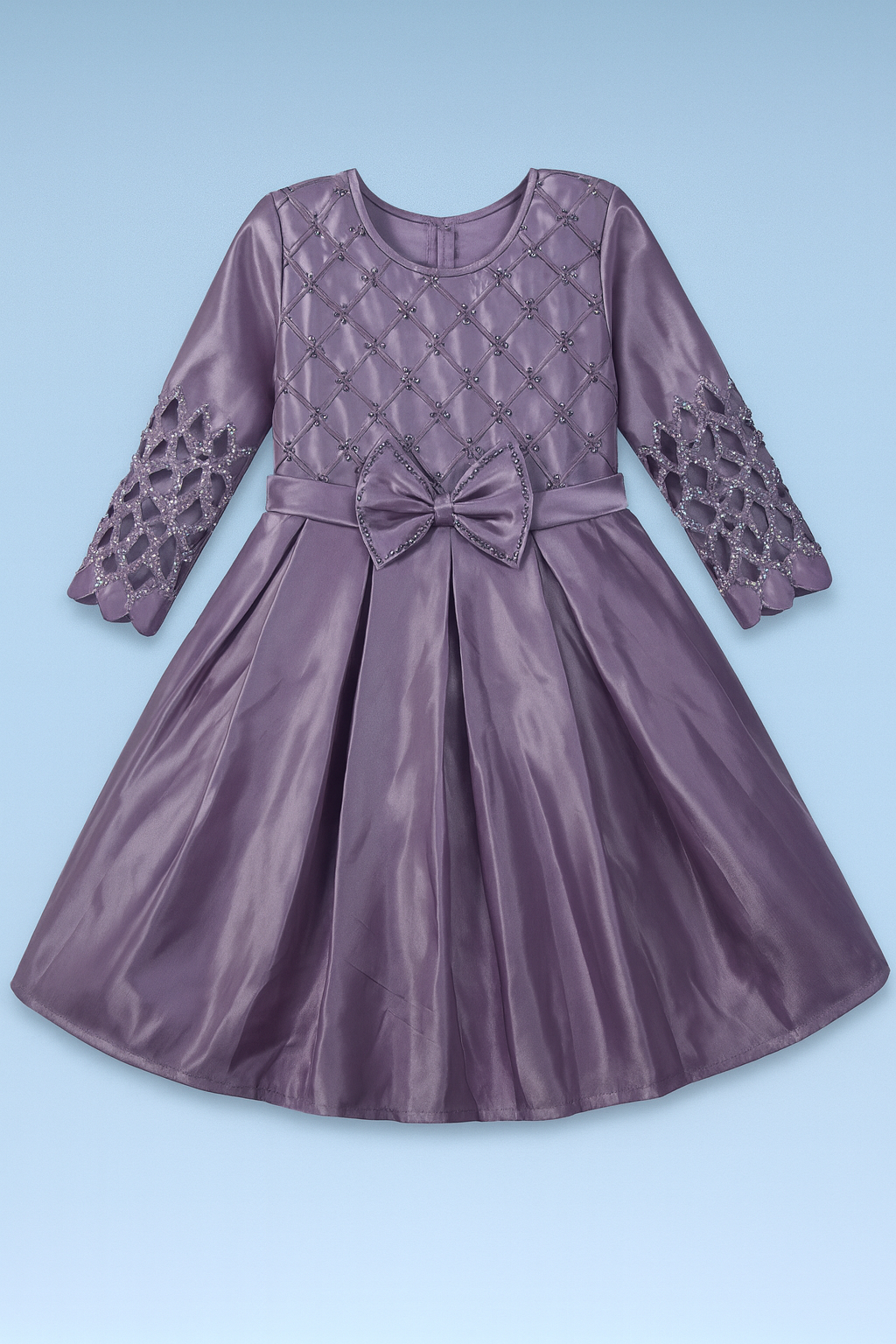Elegant Grand Frock| Full Sleeve | Lavender