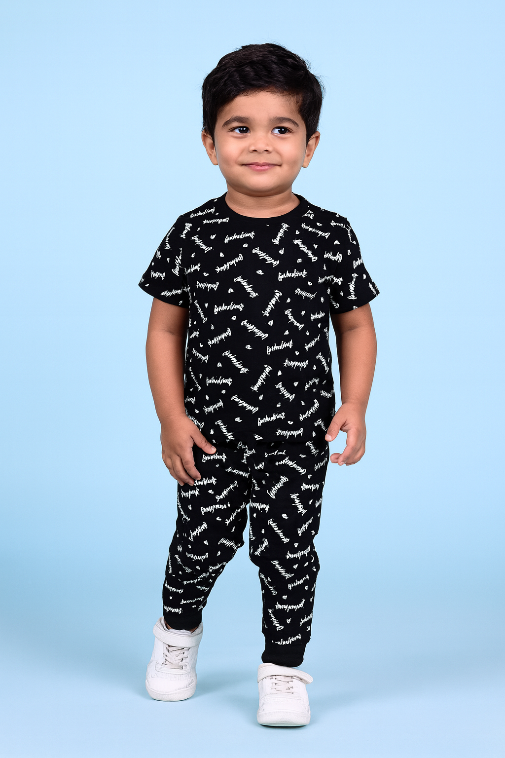 Baby Hug | Unisex T-Shirt & Pant Set | Premium Quality | Black