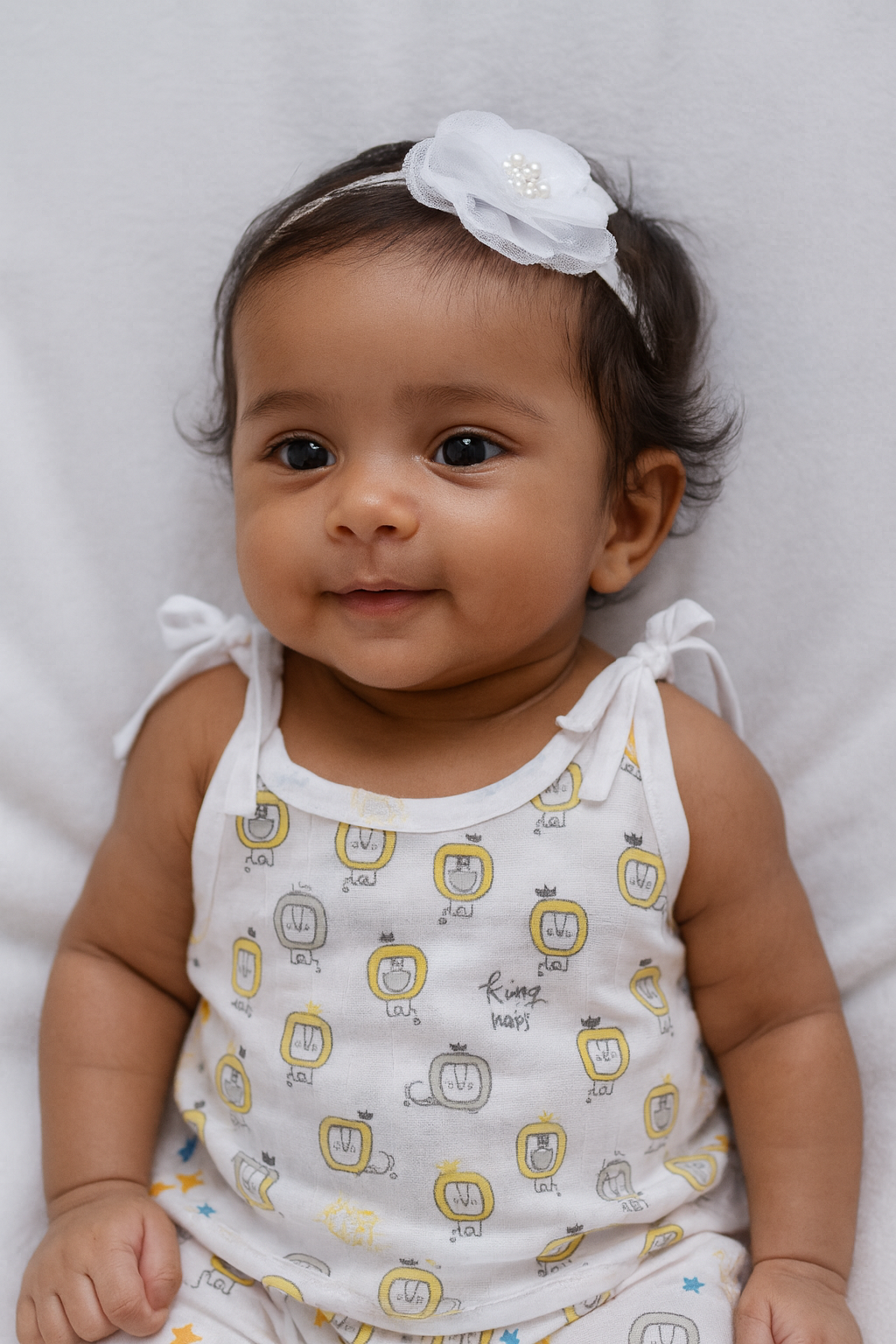 Pack of 5 - Muslin Cotton - Knot Vest (Any prints come)