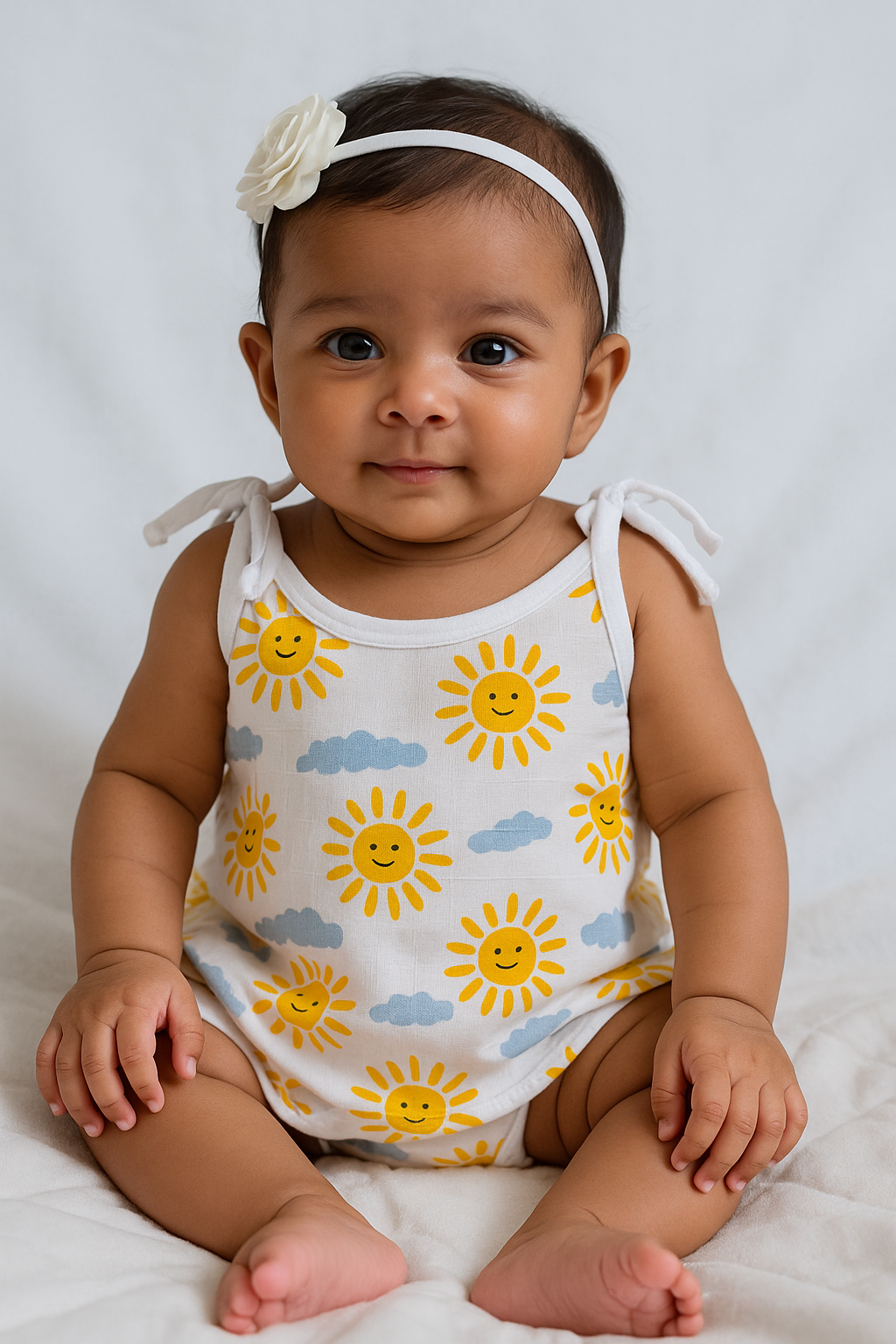 Pack of 5 - Muslin Cotton - Knot Vest (Any prints come)