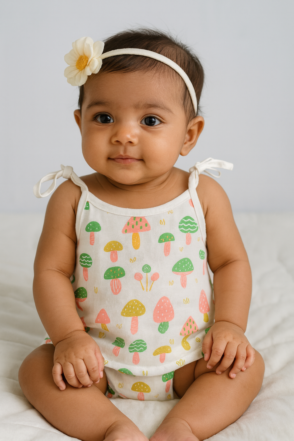 Pack of 5 - Muslin Cotton - Knot Vest (Any prints come)