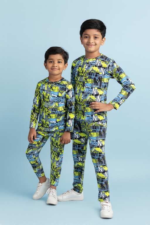 Oval | Unisex T-shirt & Pant Set | Premium Quality | Green