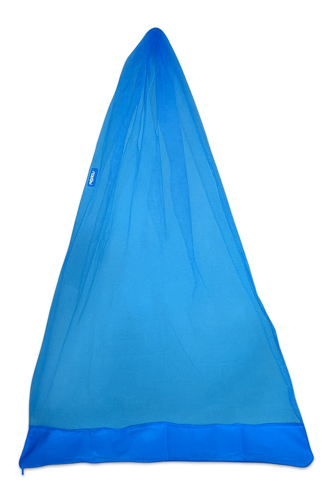 Bottom Zip Opening - Mosquito Net for Baby Cradle Swing | Full Blue