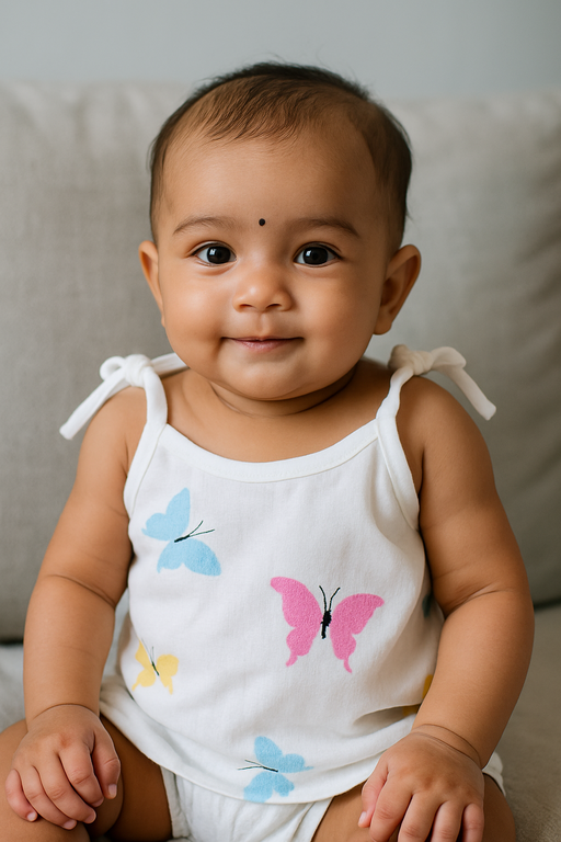 Pack of 3 - Muslin Cotton - Knot Vest (Any prints come)