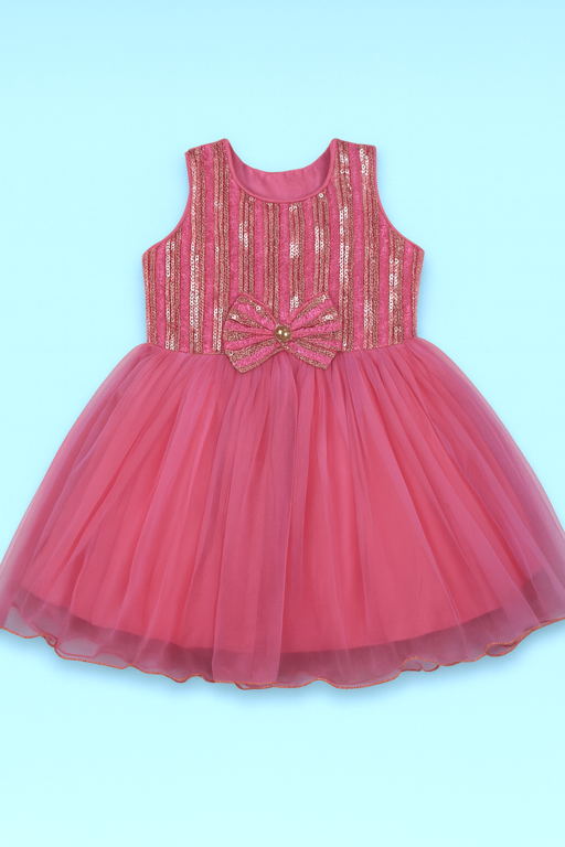 Grand Fancy Frock | Onion Pink