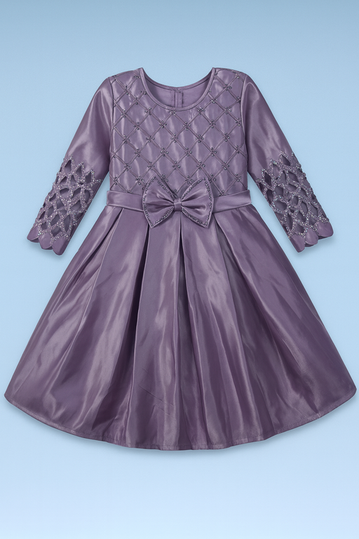 Elegant Grand Frock| Full Sleeve | Lavender