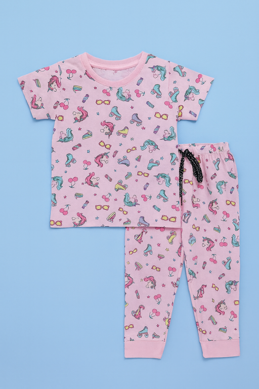 Baby Hug | Unisex T-Shirt & Pant Set | Premium Quality | Pink