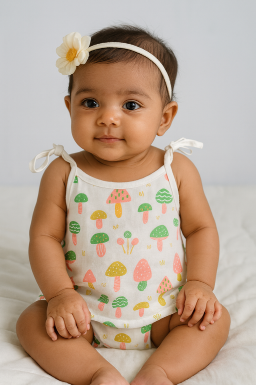 Pack of 3 - Muslin Cotton - Knot Vest (Any prints come)