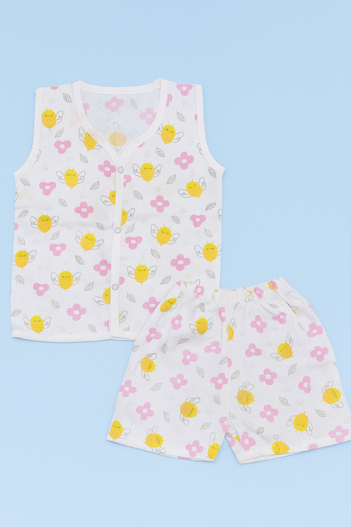 Pack of 3 - Muslin Cotton - Jabla & Shorts (Any colors come) (Copy)