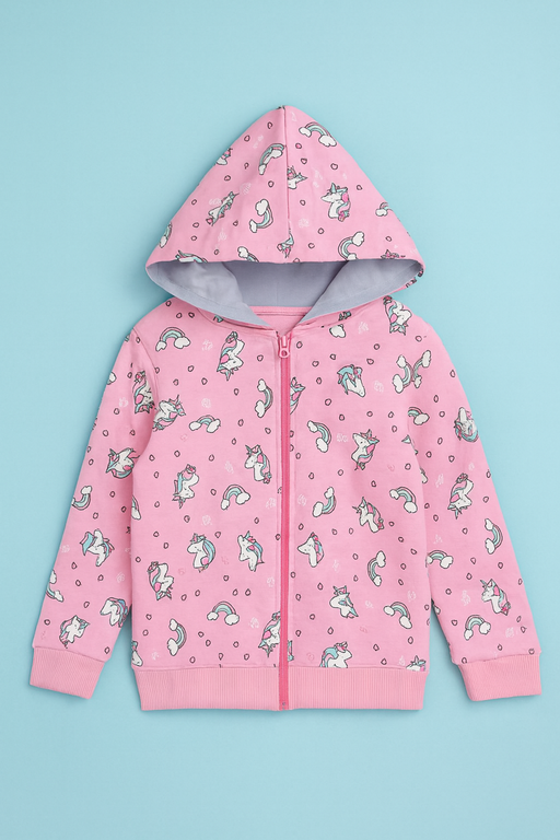 Cartercute | Unisex Hoodie Jacket | Premium Quality | Pink