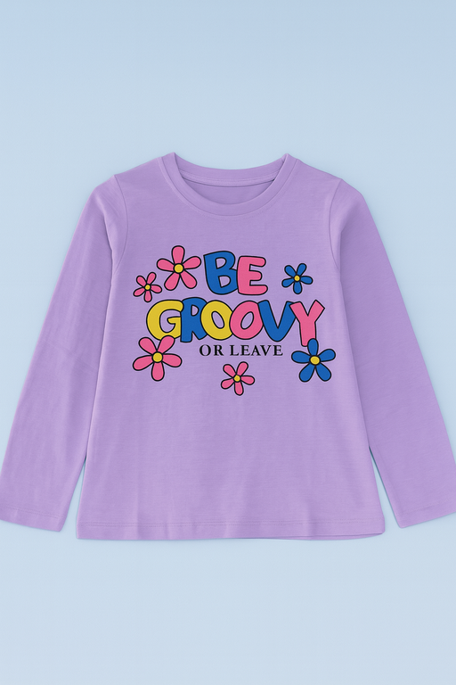OVS | Full sleeve T-shirt | Lovely Prints | Lavender