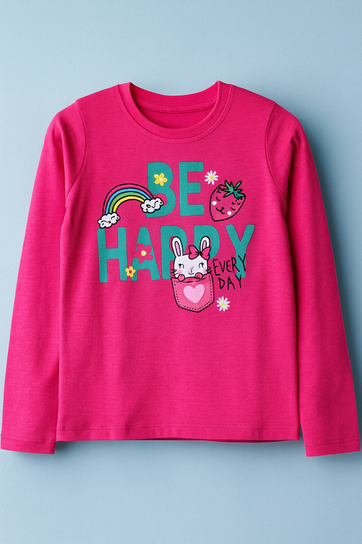 OVS | Full sleeve T-shirt | Lovely Prints | Dark Pink