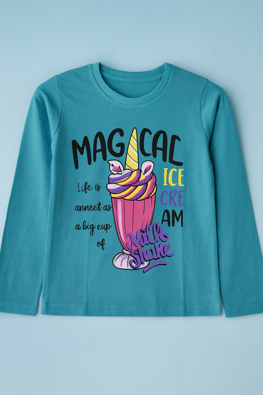 OVS | Full sleeve T-shirt | Lovely Prints | Green