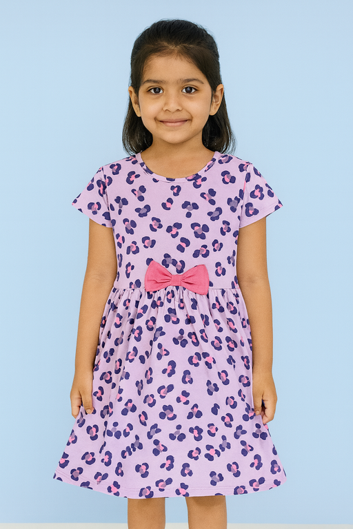 Orchestra | Girls Frock | Short Sleeve | Pink