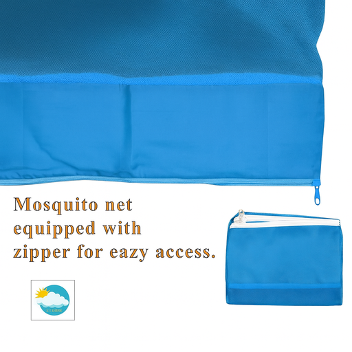 Bottom Zip Opening - Mosquito Net for Baby Cradle Swing
