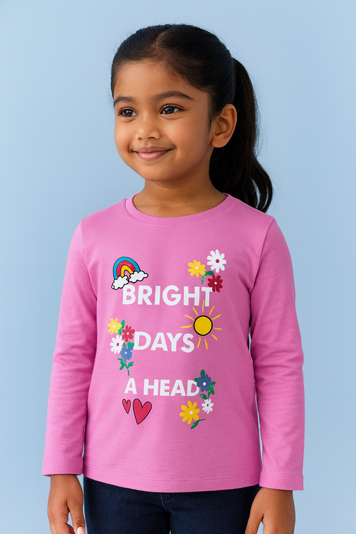 OVS | Full sleeve T-shirt | Lovely Prints | Pink