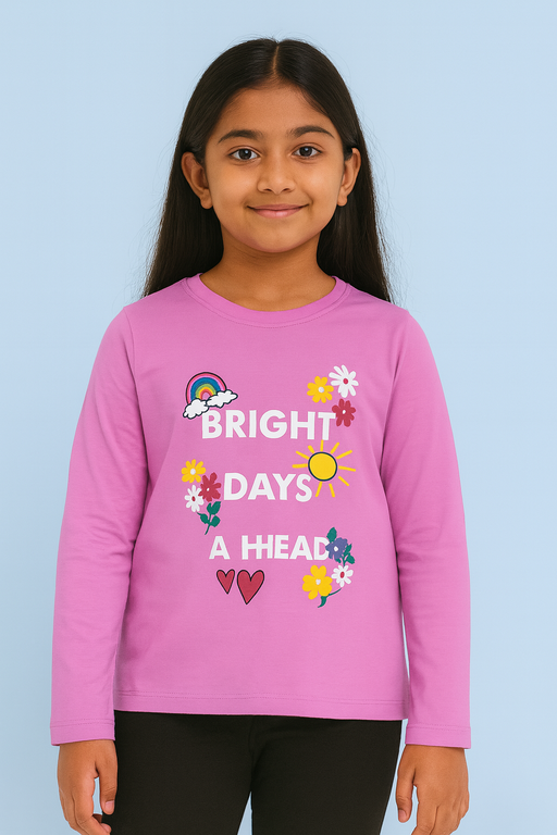 OVS | Full sleeve T-shirt | Lovely Prints | Pink