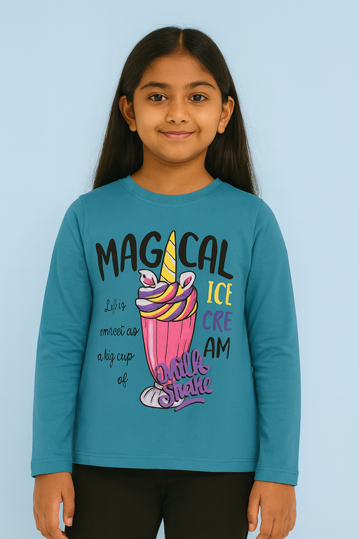 OVS | Full sleeve T-shirt | Lovely Prints | Green