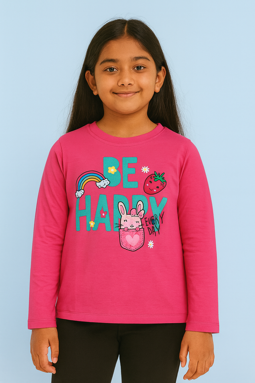 OVS | Full sleeve T-shirt | Lovely Prints | Dark Pink