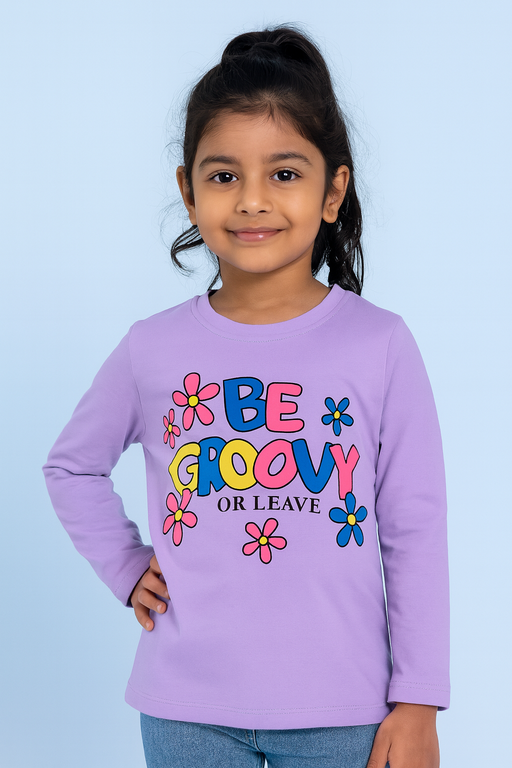 OVS | Full sleeve T-shirt | Lovely Prints | Lavender