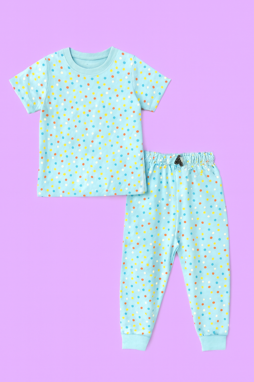 Baby Hug | Unisex T-Shirt & Pant Set | Premium Quality | Sky Blue