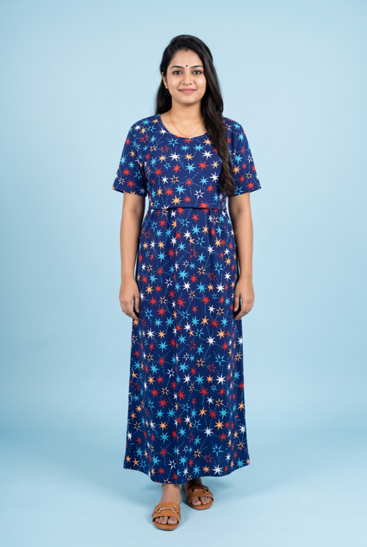 Zipless Feeding Maxi | Normal sleeve | Start Print | Royal Blue