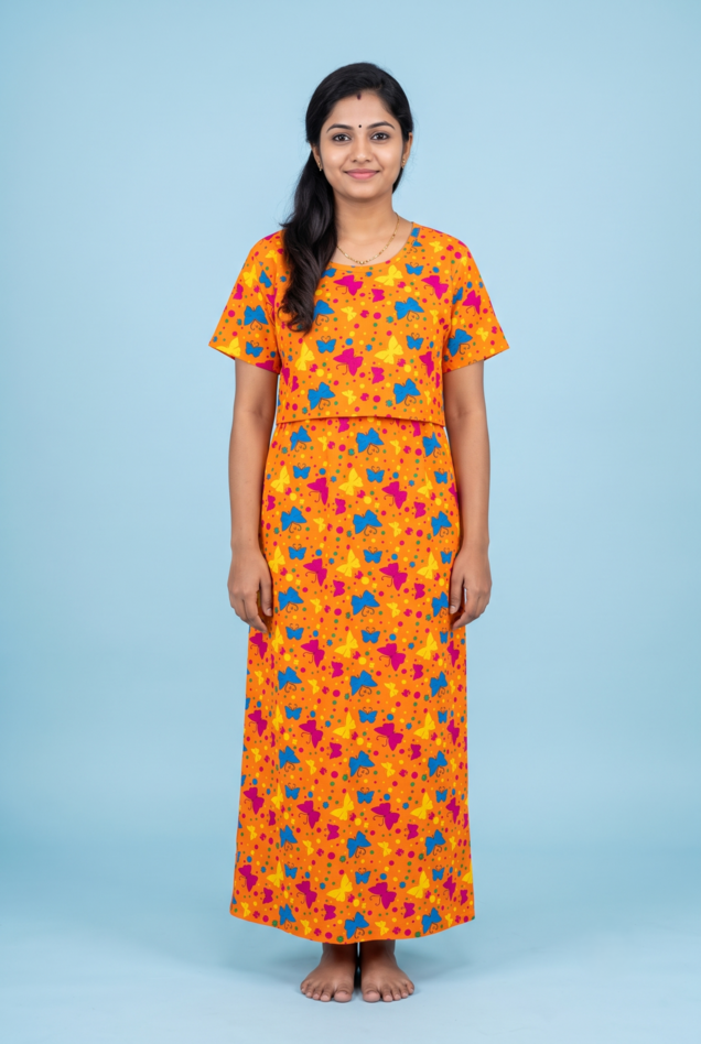Zipless Feeding Maxi | Normal sleeve | Butterfly | Orange