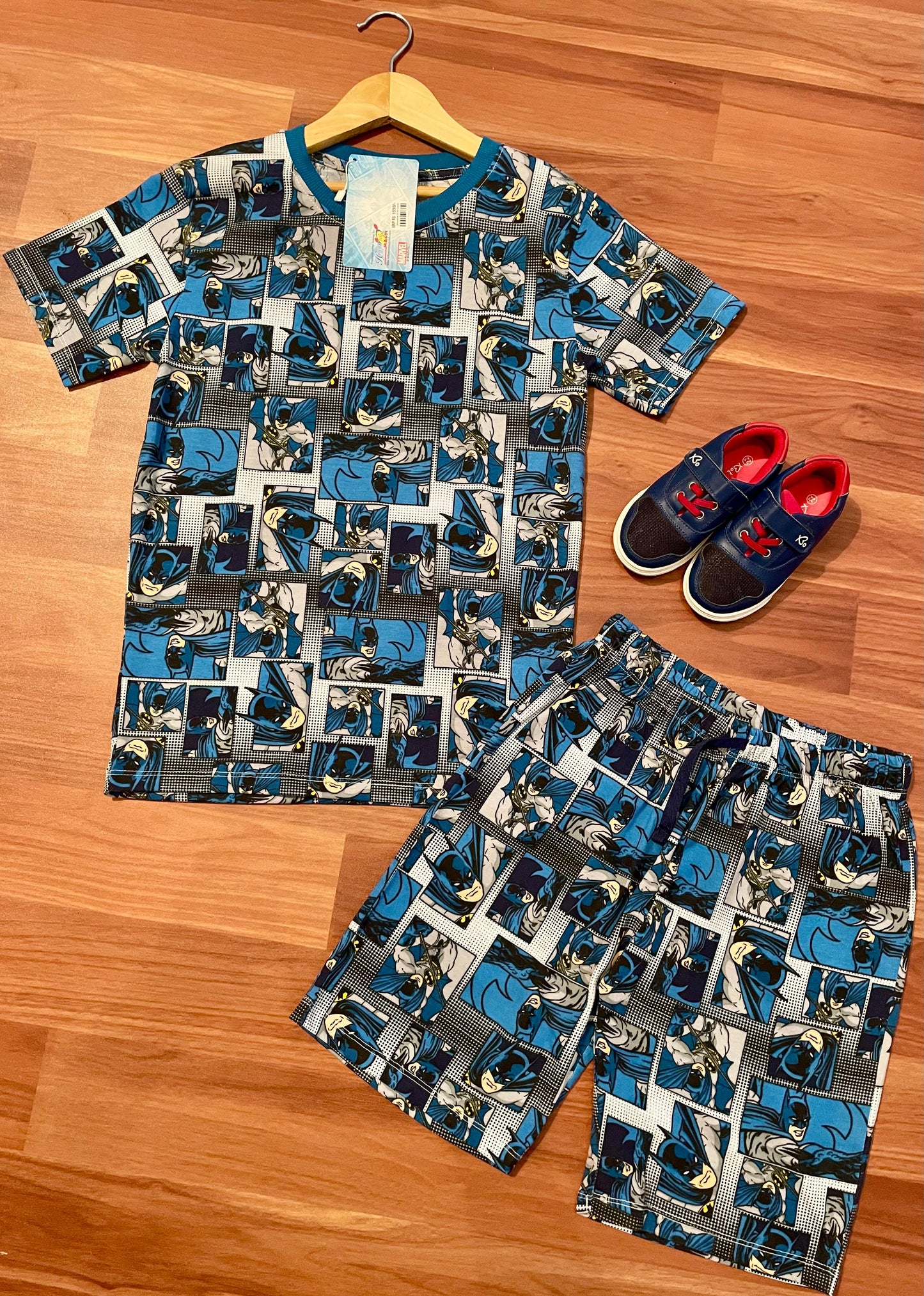 NEXT | Unisex T-Shirt & Shorts Set | Premium Quality | Blue