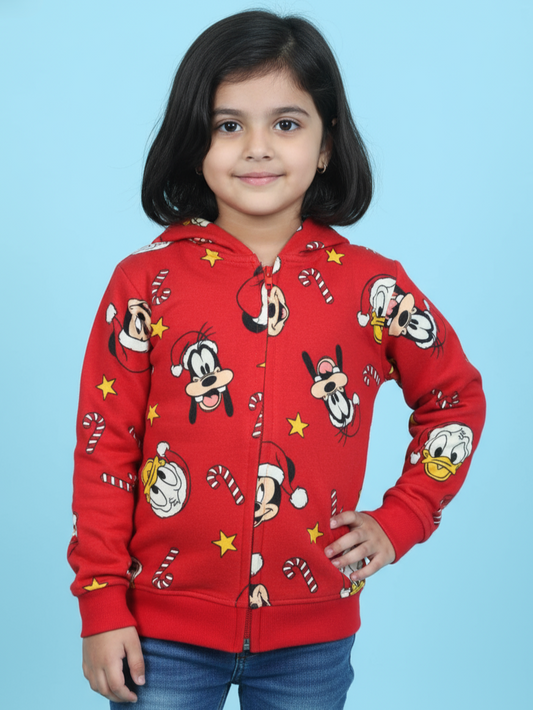 Cartercute | Unisex Hoodie Jacket | Premium Quality | Red